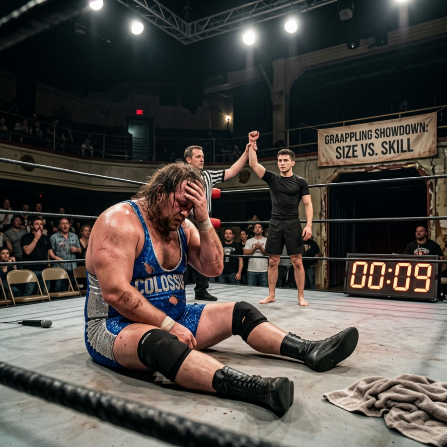 The Night the Mountain Crumbled: How Nine Seconds of Absolute Silence Ended the Career of a Heavyweight Wrestling Legend