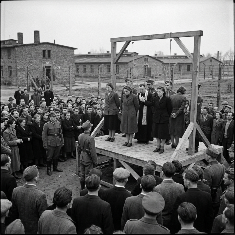 The Final Reckoning of the Iron Maidens: The Public Execution of Nazi Female Guards and the End of the Nightmare