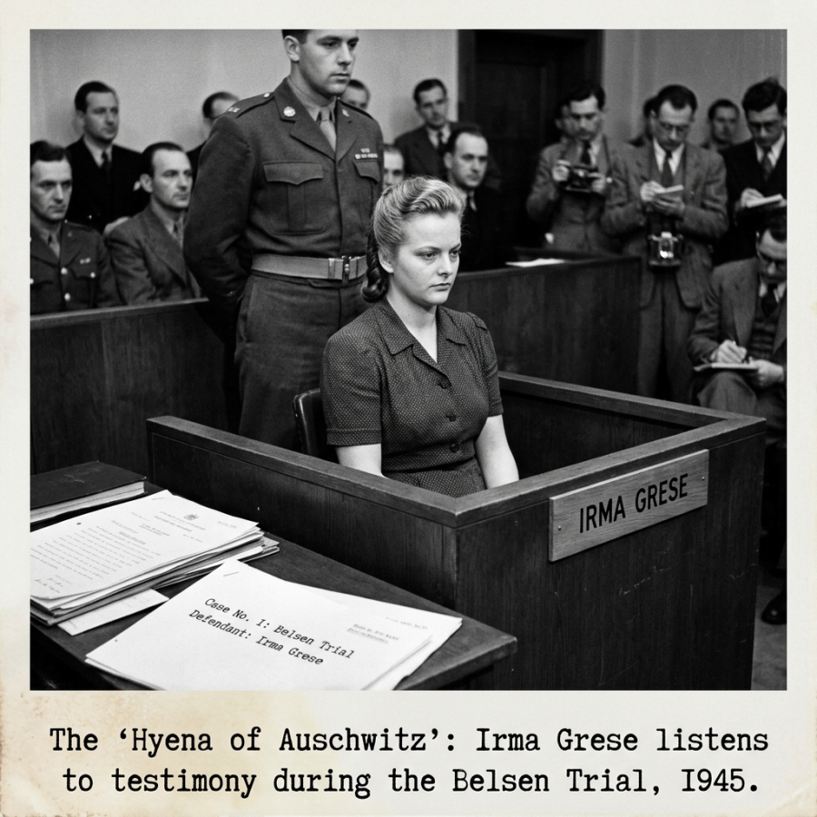 The Angel of Death’s Final Descent: The Haunting Legacy and Judicial Execution of Auschwitz’s Most Infamous Female Overseer, Irma Grese