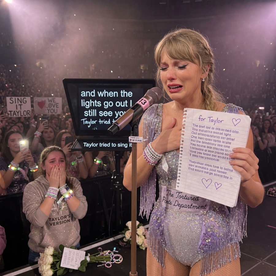 The Unfinished Anthem: Why a Fan’s Secret Lyrics Brought Taylor Swift to a Devastating Halt