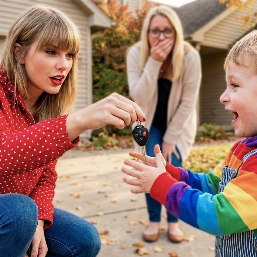 Taylor Swift Surprised This 2-Year-Old With A Mercedes JJ