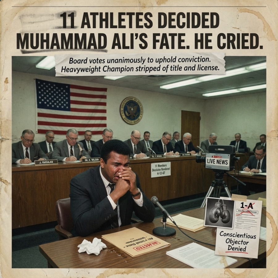 The Day Eleven Titans Weighed a Champion’s Soul: The Tears of Muhammad Ali