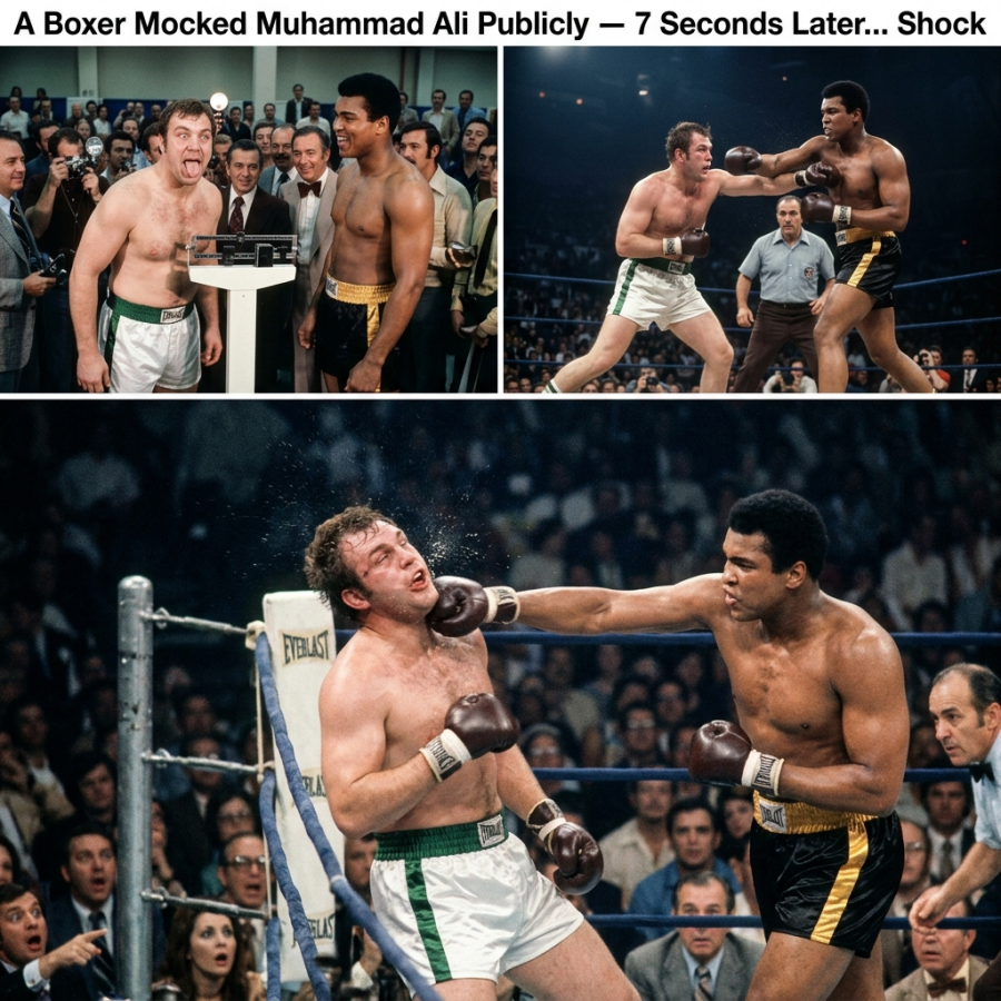 A Boxer Mocked Muhammad Ali Publicly — 7 Seconds Later… Shock JJ