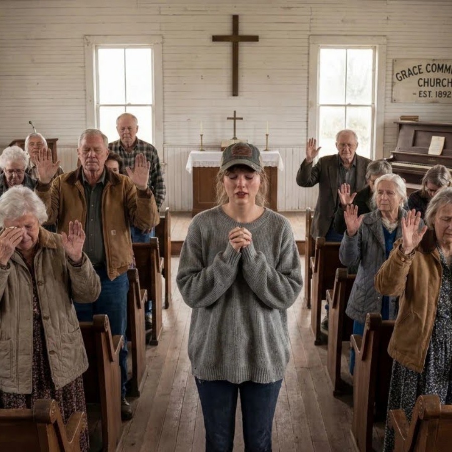 Taylor Swift walked into small church to worship quietly what happened next moved everyone to TEARS JJ