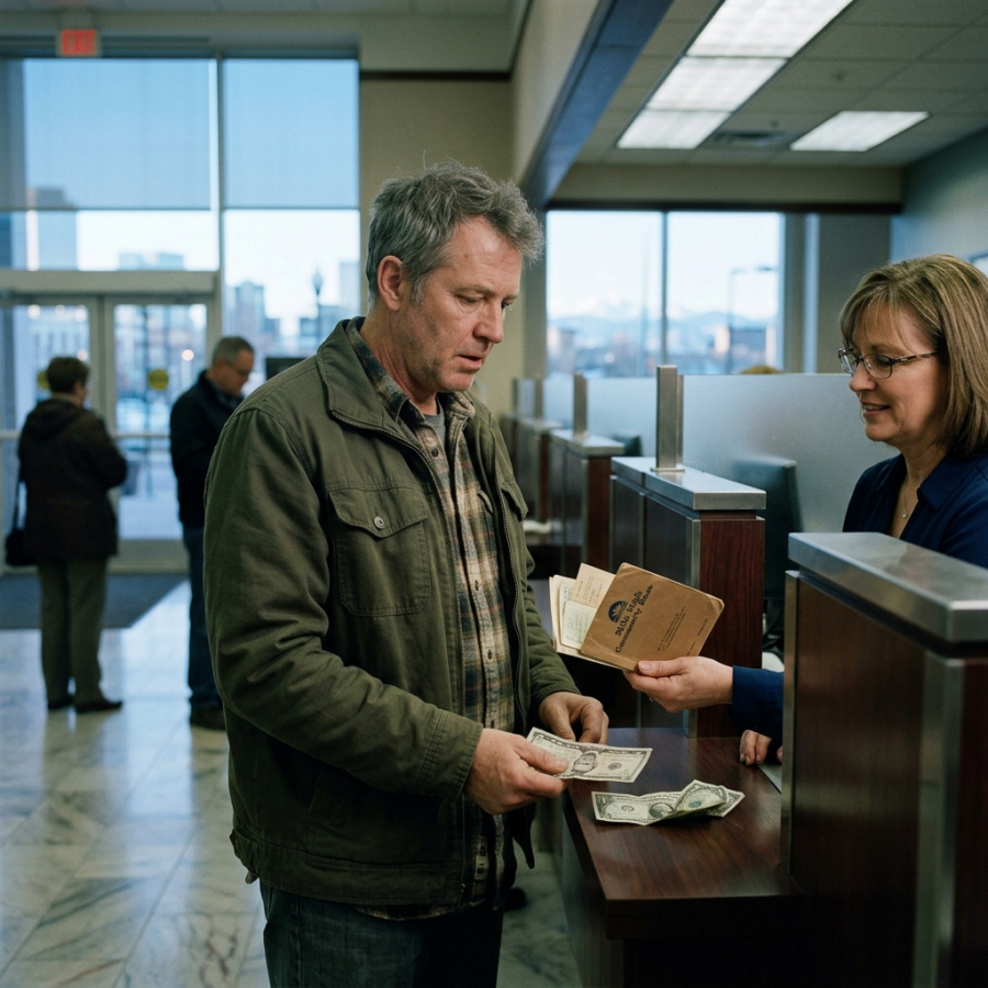 He Put Me Out With Seven Dollars, And By The Time I Walked Into A Quiet Denver Bank The Next Morning, I Realized My Wife Had Left Behind More Than Memories JJ