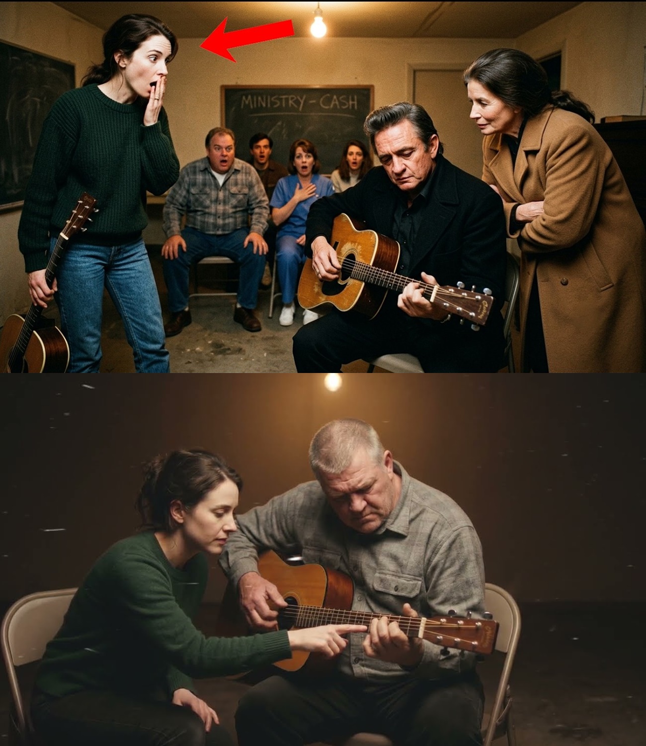 “Why Don’t You Show Us What You’ve Got?”—Guitar Teacher Had No Idea She Was Asking Johnny Cash