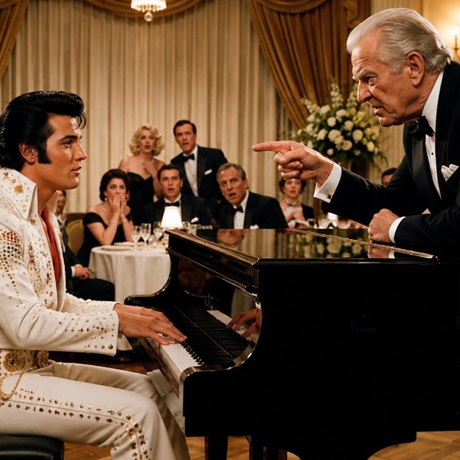 AN OLD MAN CALLED ELVIS A FRAUD… MINUTES LATER, THE ENTIRE BALLROOM STOOD IN TEARS