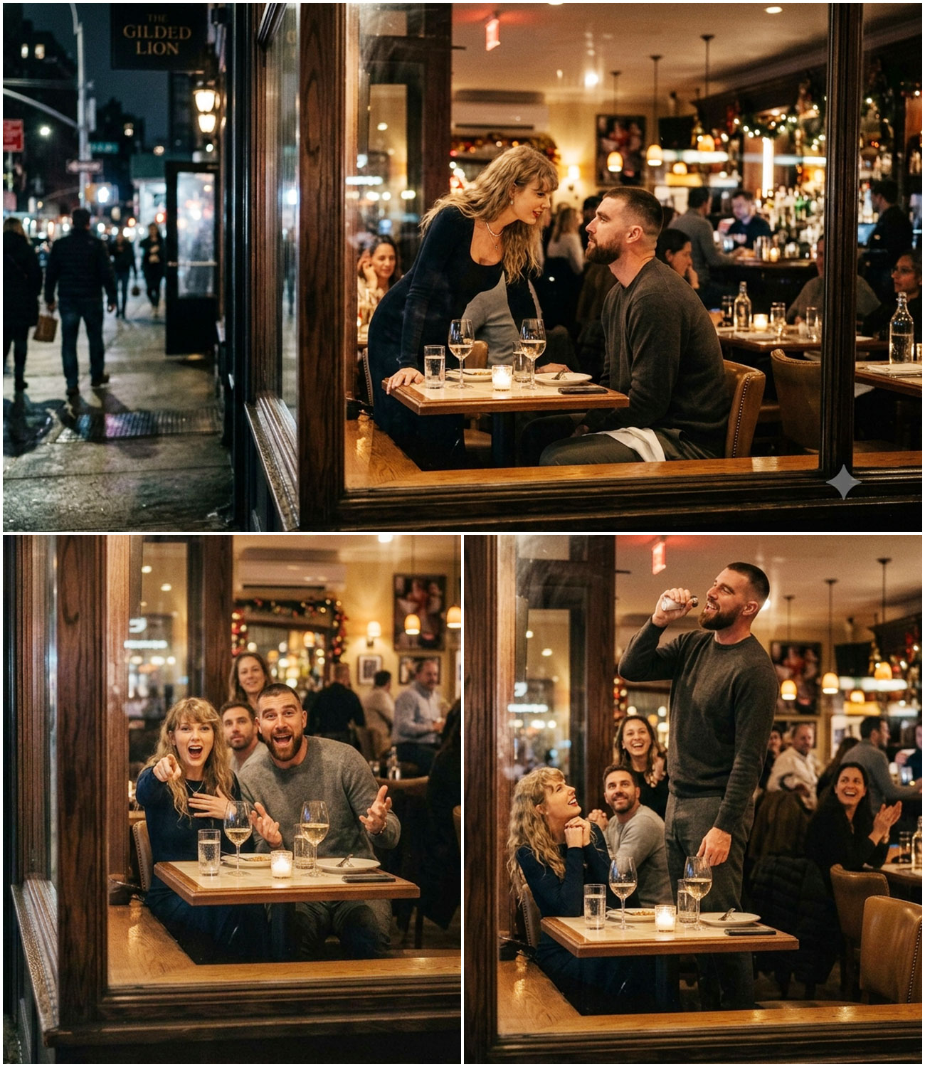 Taylor Swift Drooling Over New Husband Travis Kelce on Their First Post-Wedding Dinner Date in NYC – He Shocks Everyone With Surprise Table Performance, Wedding Slow Dance & Hilarious Twerking! Open Window Chaos Goes Viral… See Full Clip + 38 Steamy Photos