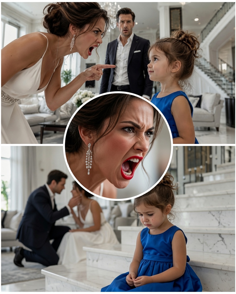 LA PROMETIDA LE GRITÓ A LA NIÑA — Y LA PEQUEÑA SEÑALÓ DETRÁS DE ELLA SIN DECIR UNA PALABRA