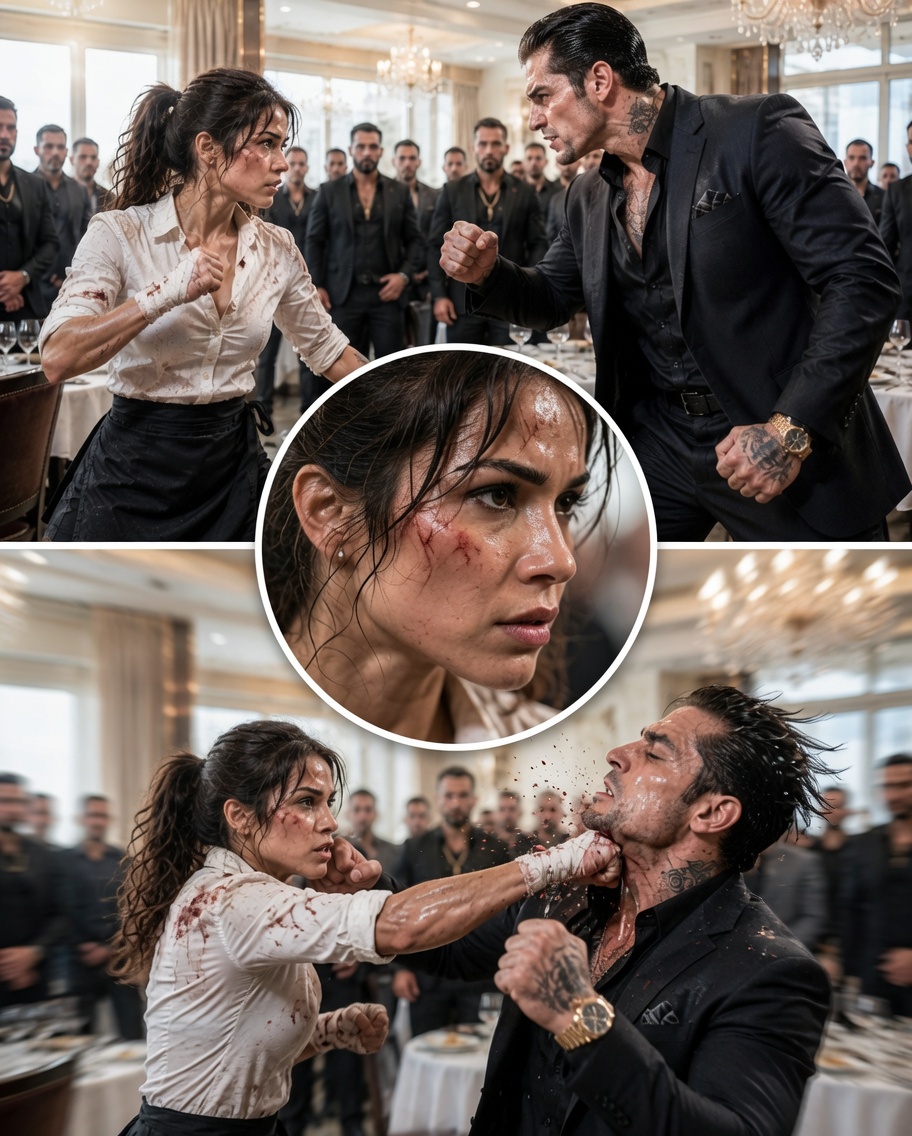 Arrogant Mafia Boss Challenged the Waitress Into a Fight — Unaware She’s a Ruthless Boxer