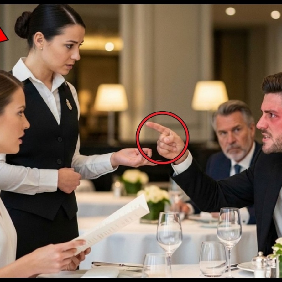 Millionaire Snaps at Waitress—But Freezes When She Speaks Fluent French to His Partner 