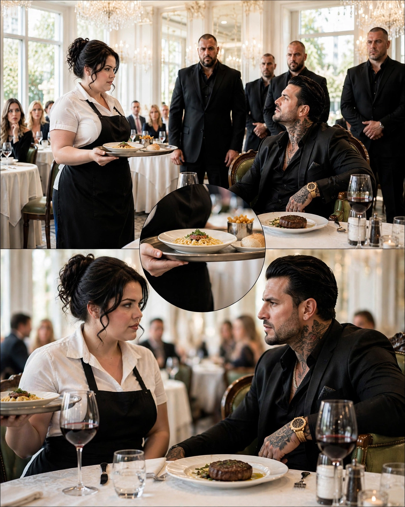 “Kneel For Me” — The Mafia Boss Mocked Her Curves, But the Plus-Sized Waitress Broke His Pride