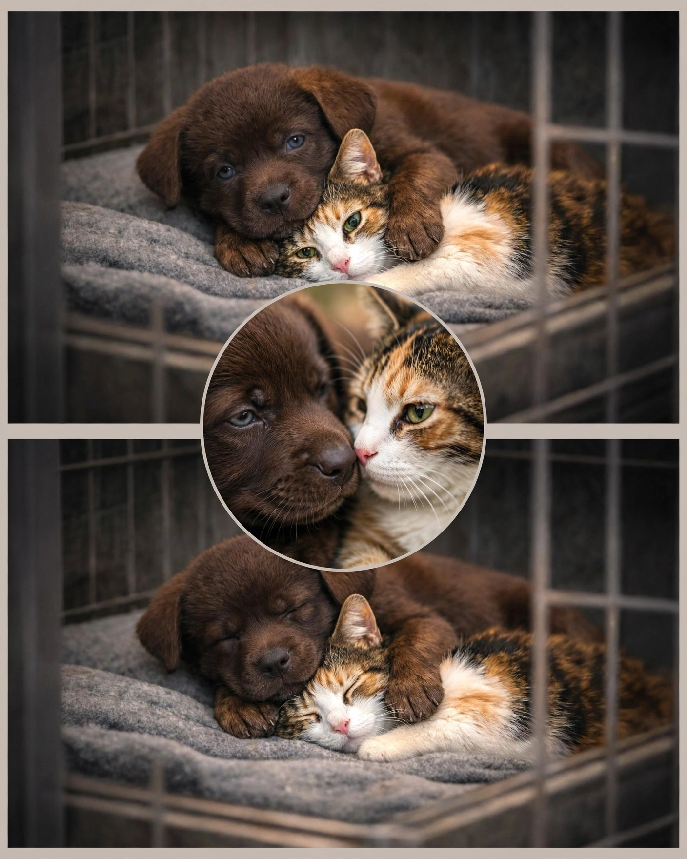 A Shelter Cat Chose This Quiet Labrador Puppy Before Anyone Else