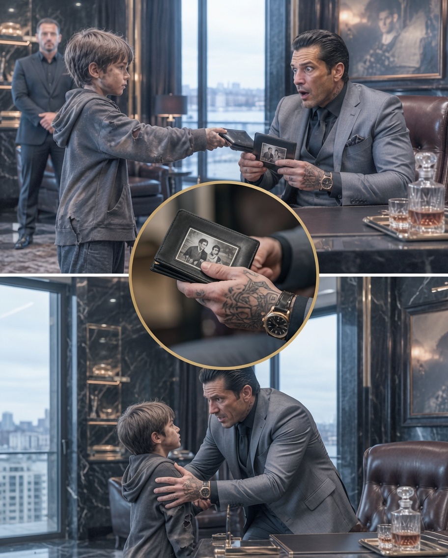 The Homeless Boy Returns A Dropped Wallet — The Mafia Boss Freezes When He Looks Inside