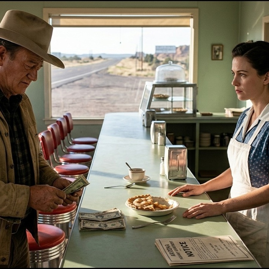 John Wayne Walked Into A Nine-Stool Diner On Route 66 In 1955—Thn He Counted Out $480 On The Counter D