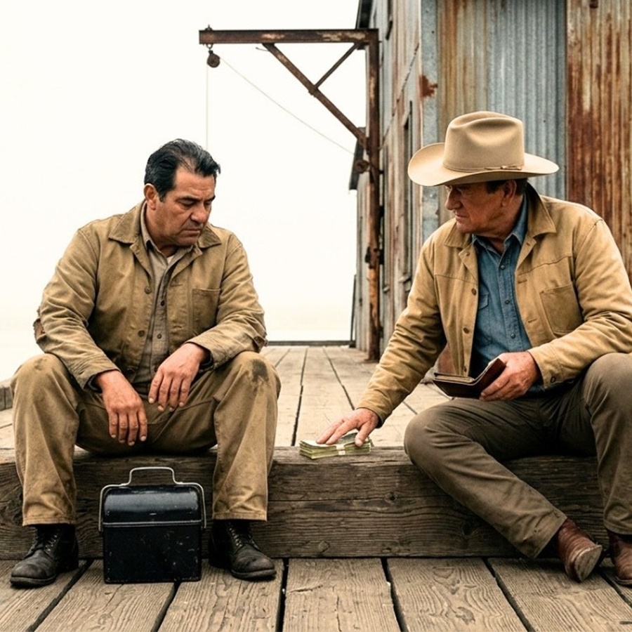 John Wayne Walked Into A Cannery Row Alone In 1958 — Then He Sat On A Locked Dock D