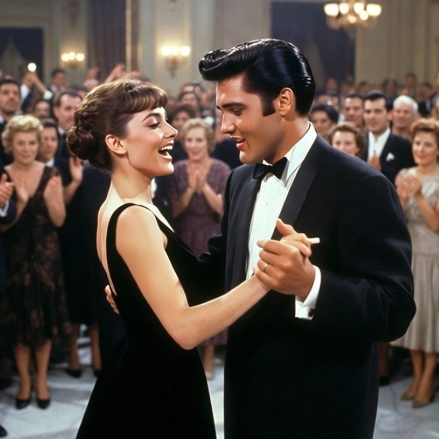 Audrey Hepburn Walked Up to Elvis Presley… What Happened Next Became Hollywood Legend D