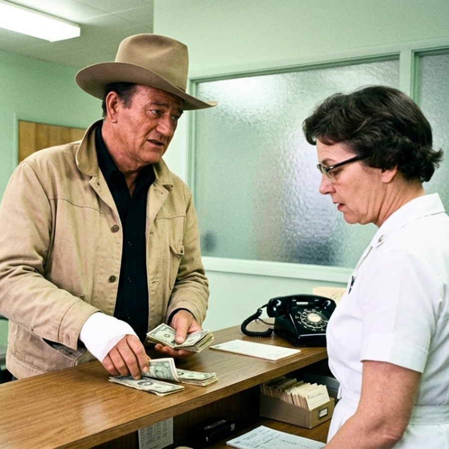 John Wayne Saw A Single Mother Turned Away From A Hospital In Oklahoma 1959 — Then He Paid The Bill D