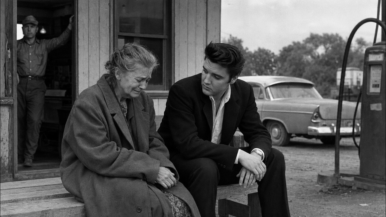 Elvis Saw A Widow Crying At A Gas Station — What He Left Her STUNNED The Town D