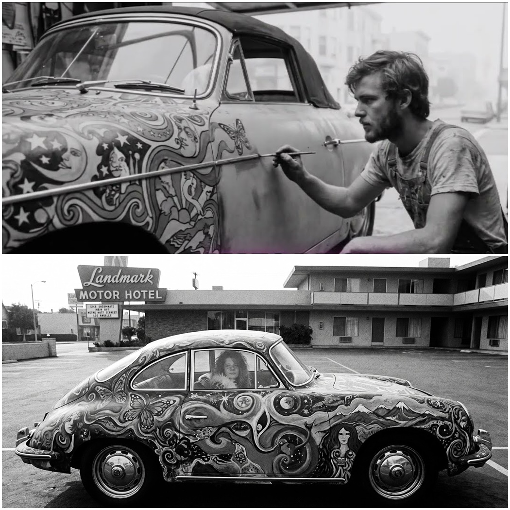 Janis Joplin Paid $500 to Have Her Porsche Painted — It Was Still in the Parking Lot When She Died D